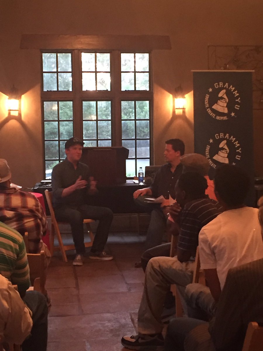 "If you have a skill set, be an expert at that" - Engineer/mixer <a href="/RossLara/">Ross Lara</a> 🔊 #GRAMMYUATL #GUOffTheRecord