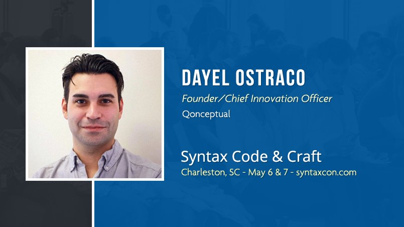 Microservices and Rapid Development w/ <a href="/DayelOstraco/">Dayel Ostraco</a> of <a href="/qonceptual/">Qonceptual</a> on May 7: 2016.syntaxcon.com/session/micros… #chs #chstech