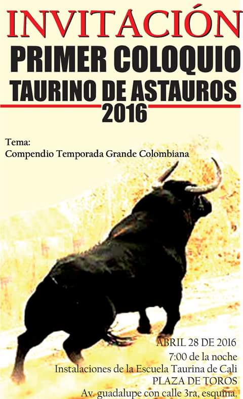 astauroscali's tweet photo. Se cumplió con éxito el primer coloquio de @astauroscali  2016 en @PlazaTorosCali  desde ya los invitamos al segundo https://t.co/Sguw89APCp