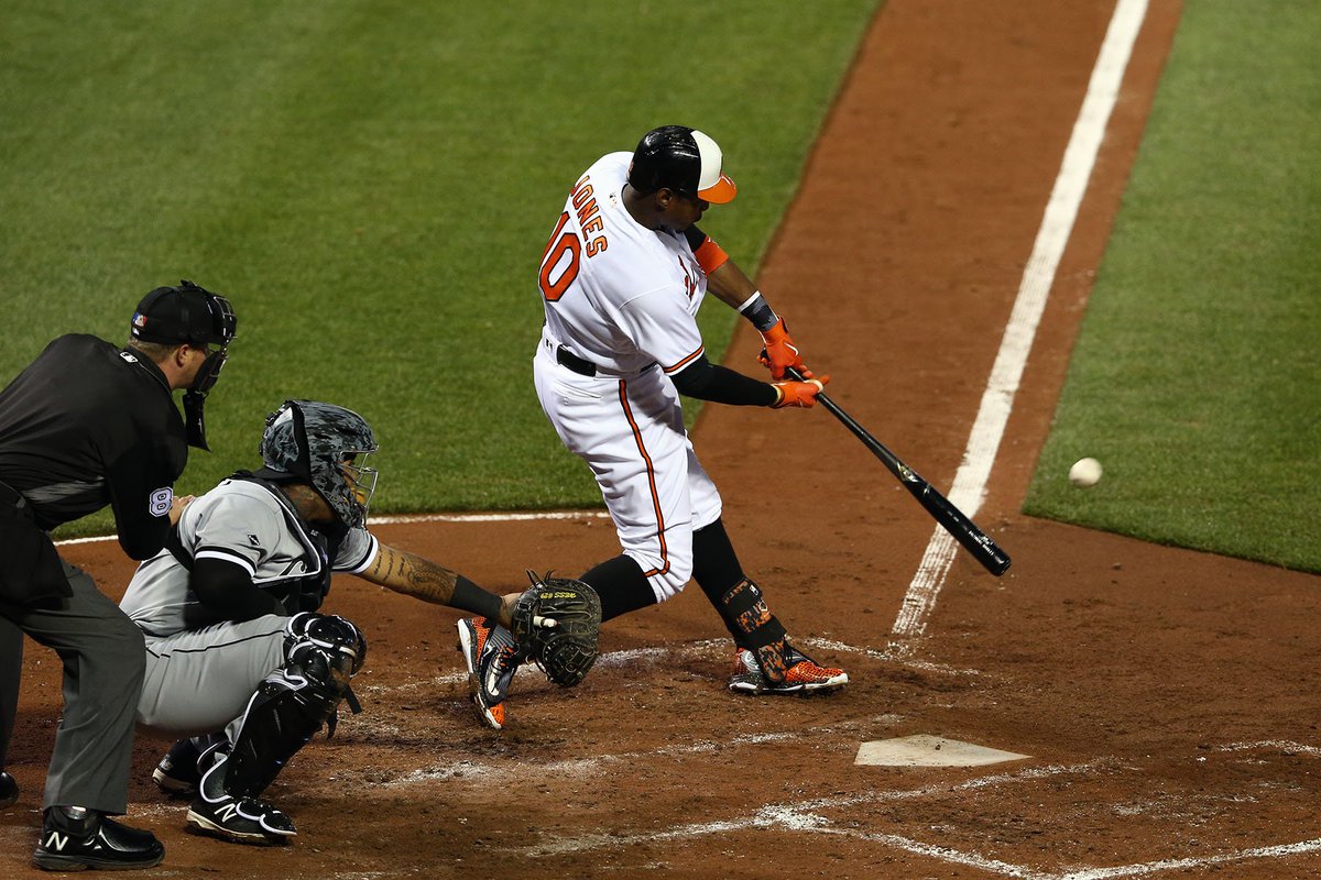 Orioles's tweet photo. Season-high 15 hits tonight; 6 members of the starting lineup logged multi-hit efforts, 7 different players scored. https://t.co/ouQAjRsNU7