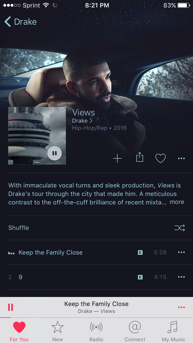 happiehendrix's tweet image. Drake just hooked me up with an album got this #BOULDERSHOULDER sesh #VIEWS