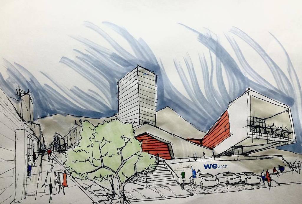 Eulogio_HP's tweet image. Sketch is the best tool for an architect! #sketching #sketchmodel #sketch #croquis #croqui #sketchbook #sketchofthe…