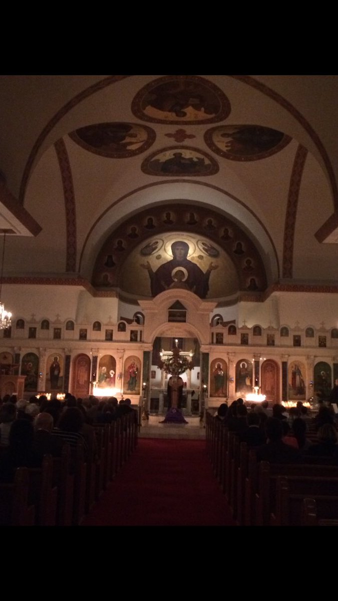 RADIOROULA's tweet photo. My church right now-Icouldn't make the service-glad a friend took this picture.Thursday Orthodox Holy Week🙏🏻#AGOC https://t.co/azLO1ACZBM