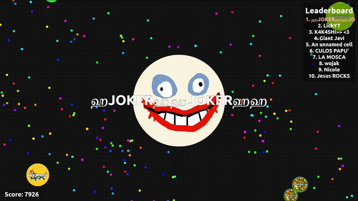 #thejoker #PabloEscobar #Agario :D