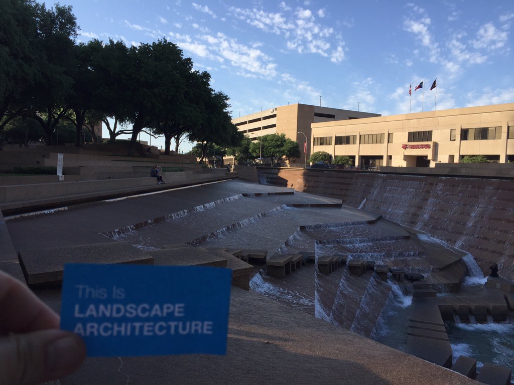 EricGilbey's tweet photo. Speaking, learning and reuniting at the #TexasASLA2016 conference. #WLAM2016 #ThisIsLandscapeArchitecture https://t.co/4VbciSDVVZ