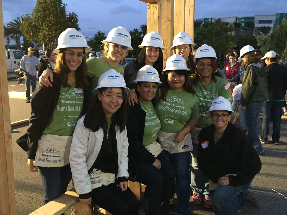 San Diego BBC Connecting Women Habitat for Humanity Women Build 2016 @BalfourBeattyUS