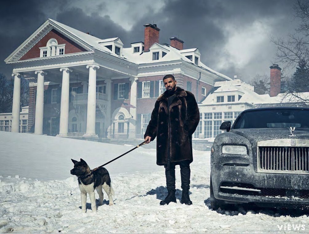 RacksOnZach's tweet photo. Drake Album artwork look like a GTA loading screen. https://t.co/8KjIyie77W