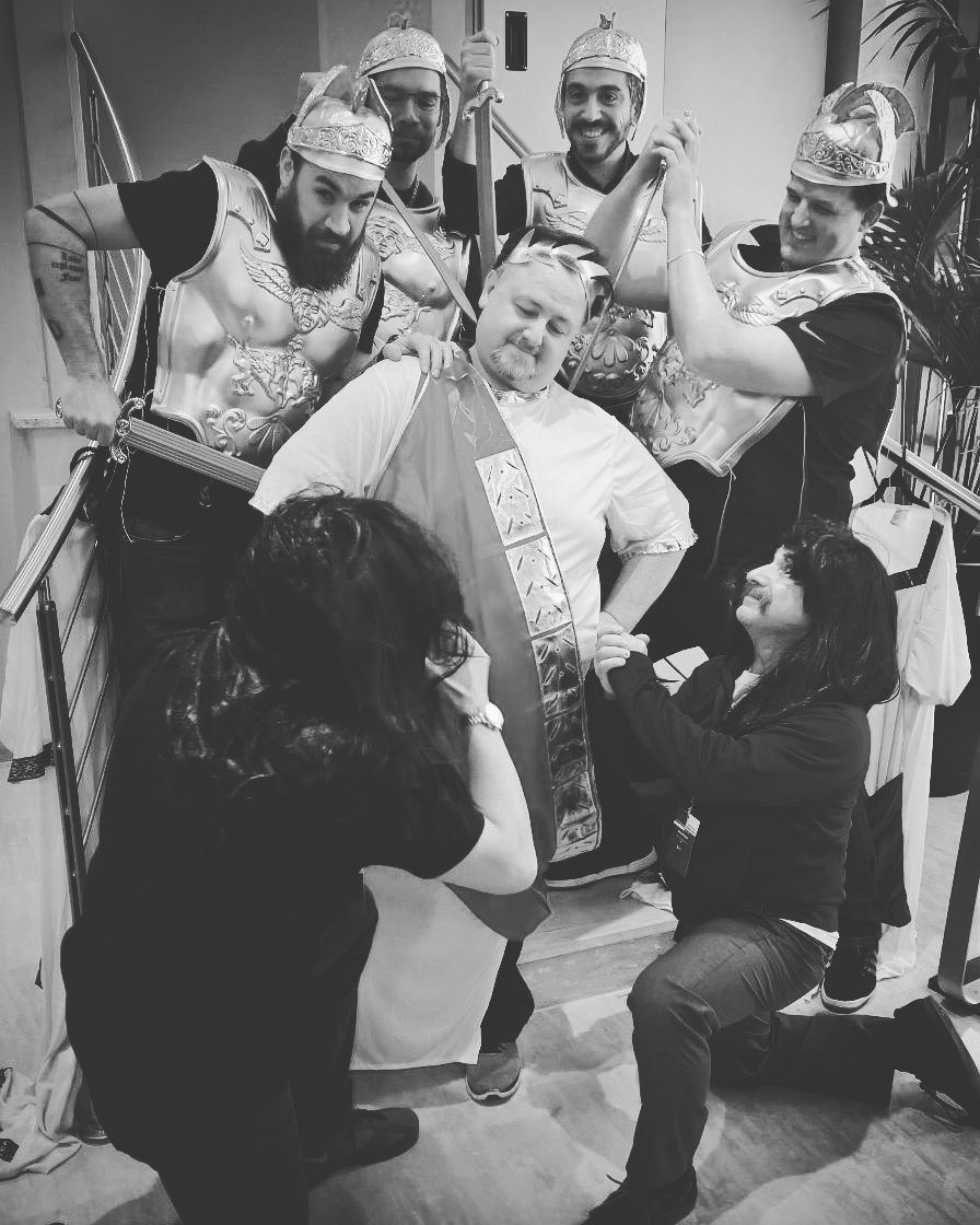 kasuken's tweet image. Real Romans at #cod16 /w @marcodalpino @beppeplata @patricklamber