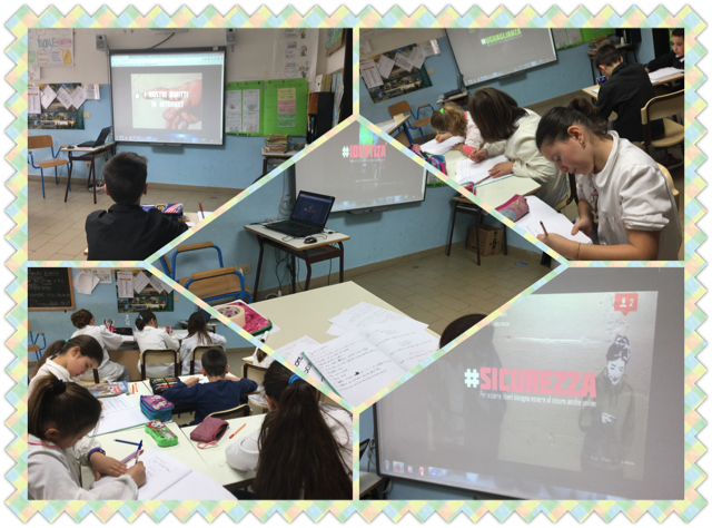 #internetdayatschool Primaria Tomei classi IV diritti in rete, siamo cittadini e  persone prima che utenti e profil