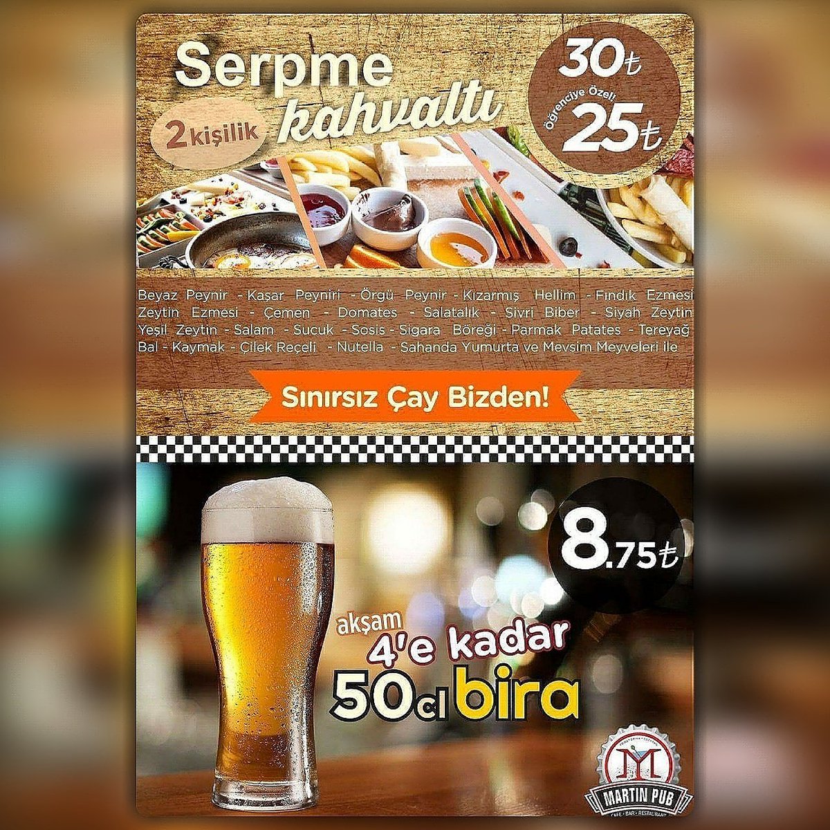 martinpub_'s tweet photo. Martin Pub kampanyaları sınır tanımıyor ☺ https://t.co/GWcWSKkqIP