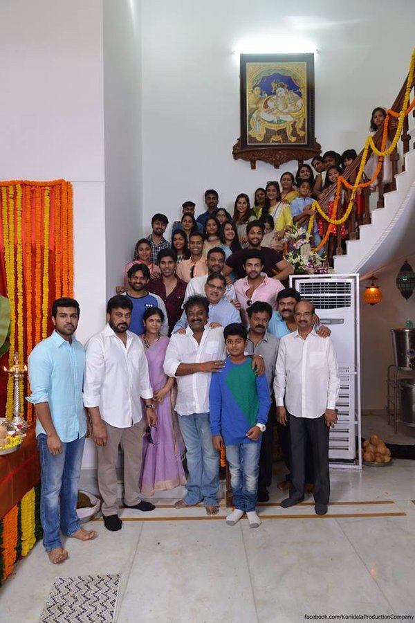TeamSDT's tweet photo. #Chiru150Launch #Mega150Launch #RamCharan @IamSaiDharamTej @IAmVarunTej https://t.co/vjea9AJZ4h