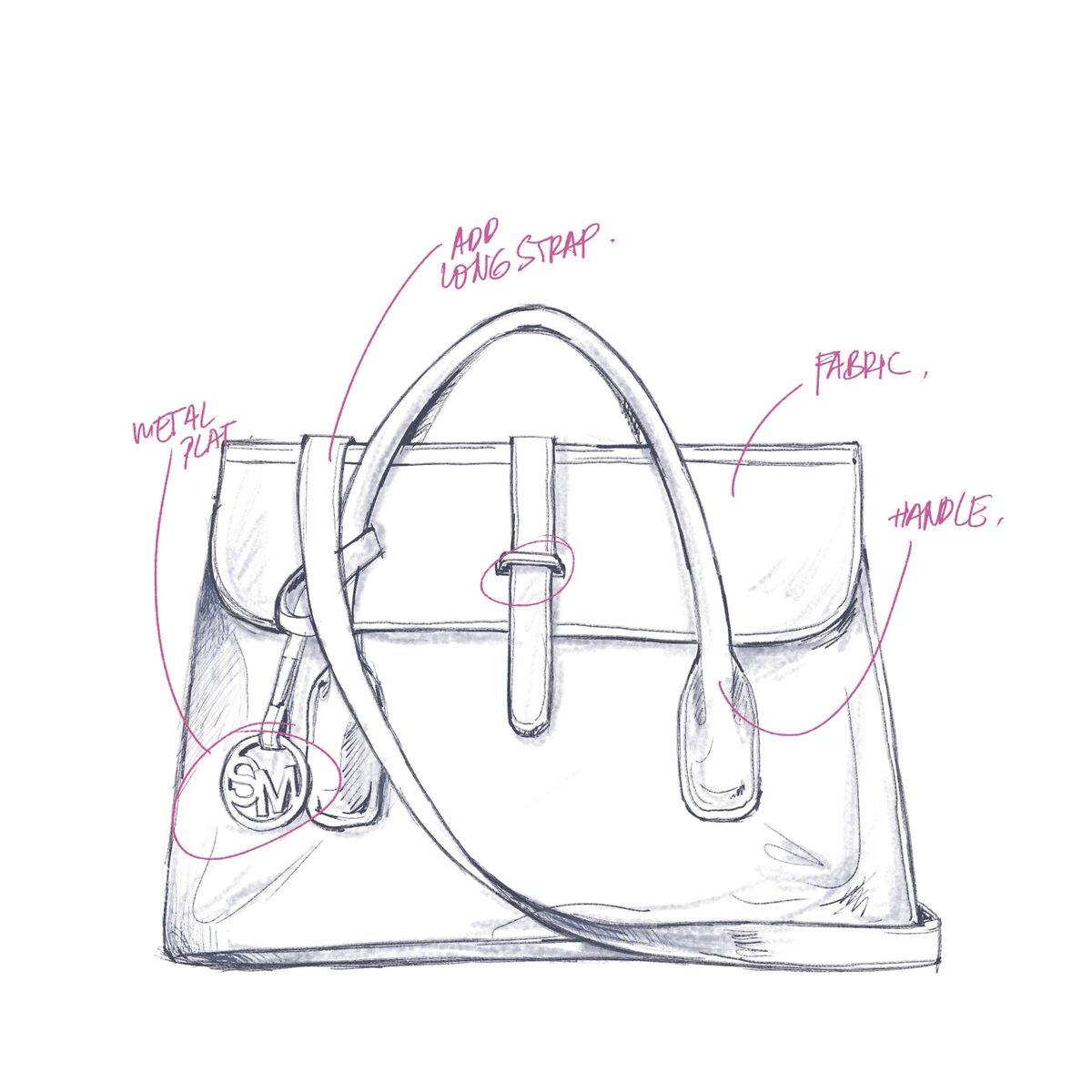 32 Sketsa Gambar Untuk Tas Terkeren Duniasket