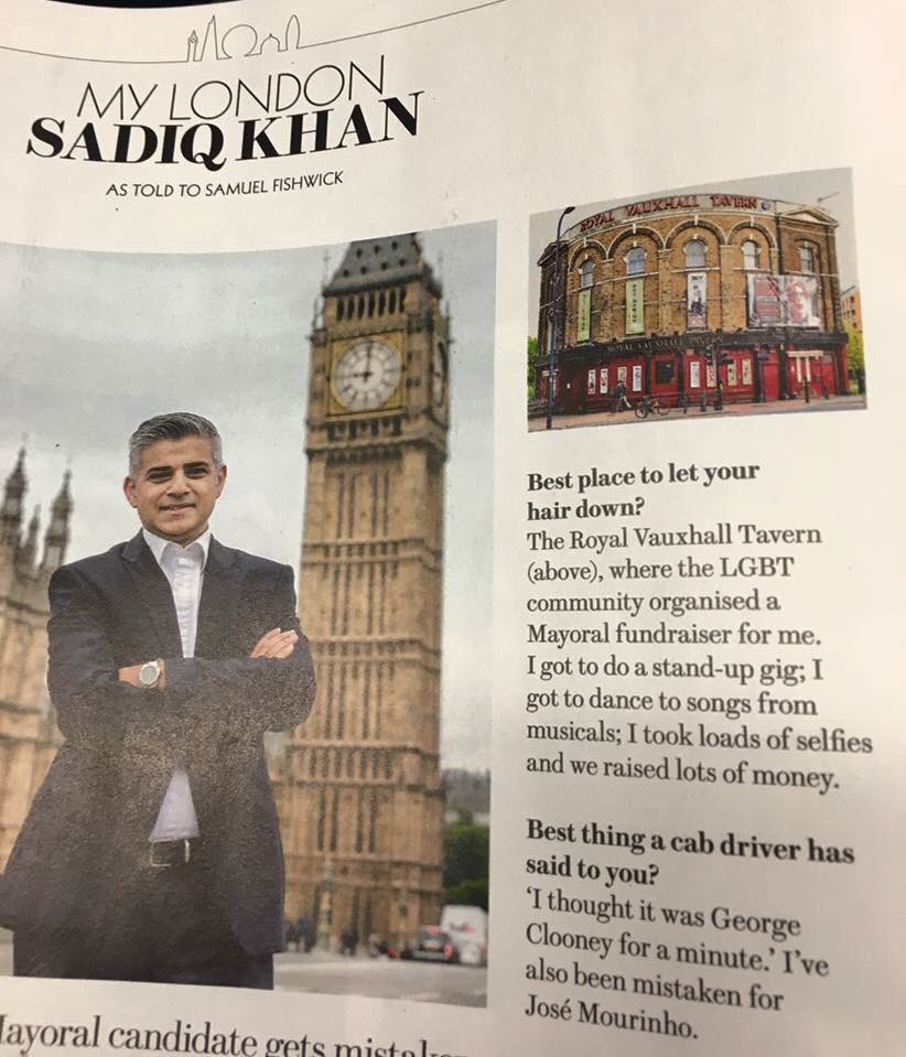 Best place to let your hair down according to #London's next mayor <a href="/SadiqKhan/">Sadiq Khan</a>? <a href="/thervt/">Royal Vauxhall Tavern</a>! #LGBTQ <a href="/RVTfuture/">RVT Future</a> ❤️❤️❤️