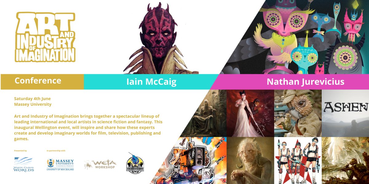 whitecloudart's tweet photo. Tickets are selling fast for the Art and Industry of Imagination https://t.co/9F3NKaAifN https://t.co/RqnVmyRhg4