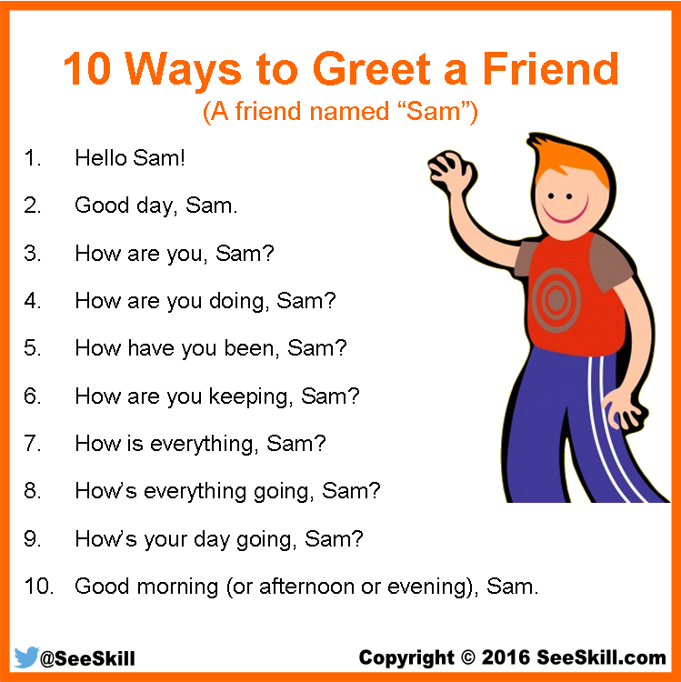 10 Ways to Say My Friend In English 