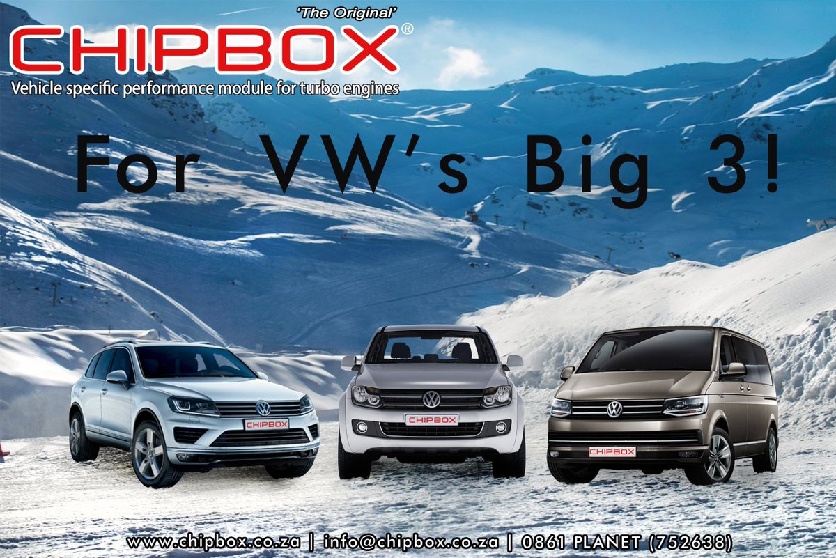 ChipboxInfo's tweet photo. @VolkswagenSA VW's BIG THREE!!! Tried, Tested, Proven, Reliable Performance!Trusted all over to deliver the best! ;) https://t.co/71JtIF0OJF