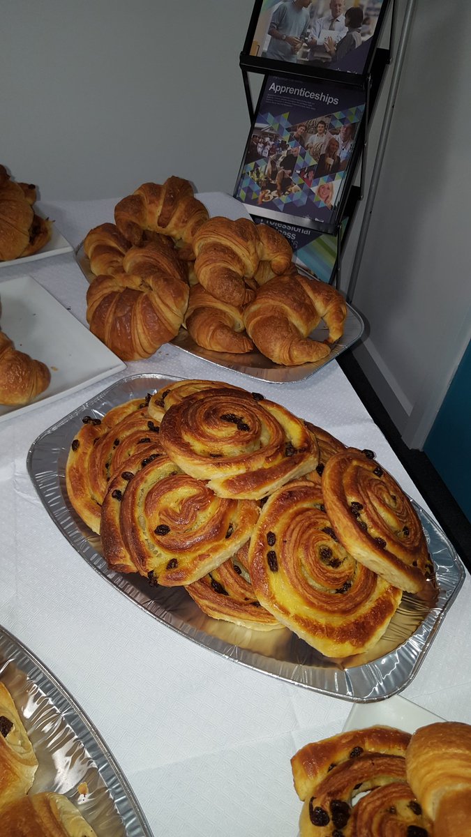Incredible pastries from <a href="/BakerTomsBread/">Baker Tom's Bread</a> for our Your Marketing Plan conference this morning