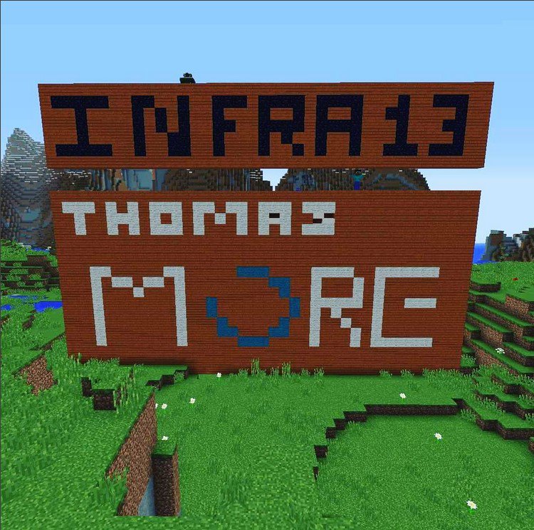 iandessers's tweet photo. @ThomasMoreBE @ITFactory_TM  #wantwijzijnhetwaard https://t.co/k38EDNoQb2
