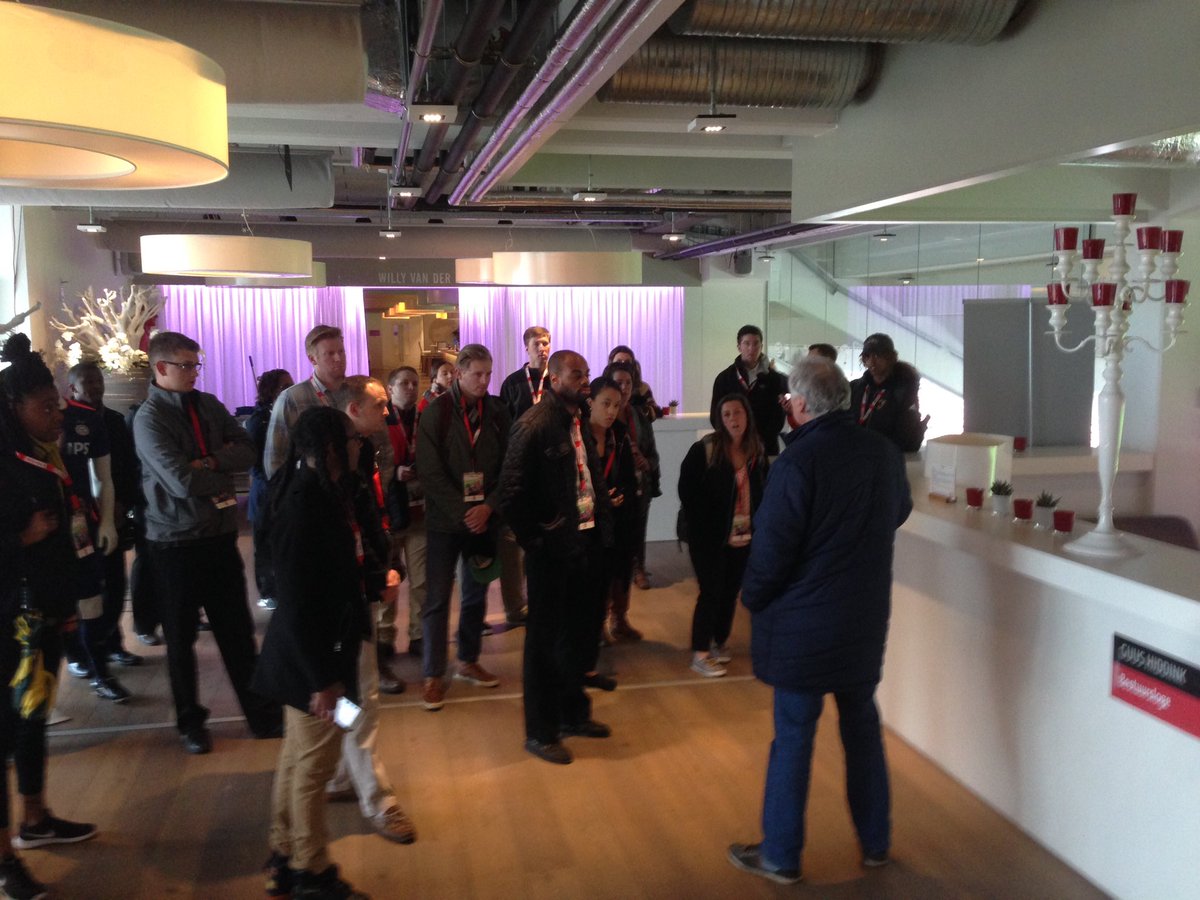 LanCon_nl's tweet photo. Starting the day with a visit to our friends at @PSV with a stadium tour ! https://t.co/xRSo07N0JM