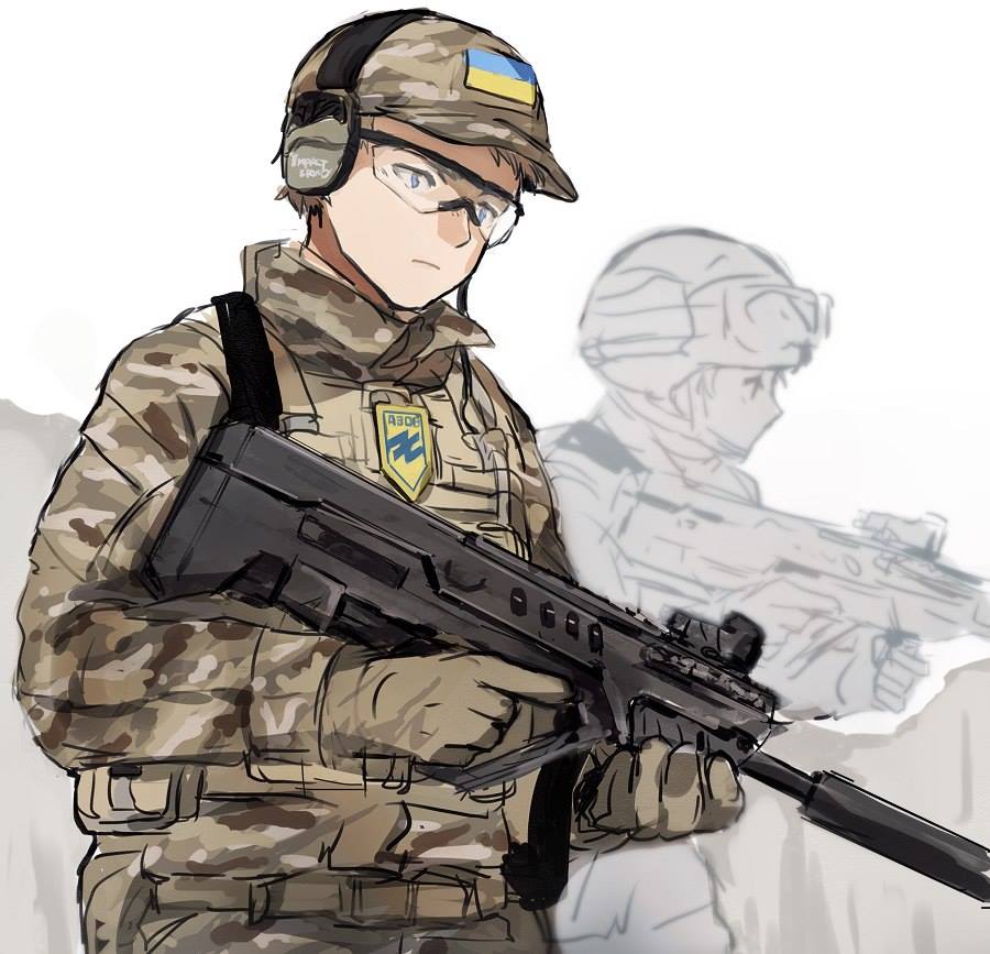 Euromaidan Press on Twitter: "Ukrainian soldiers now in anime! Drawn by