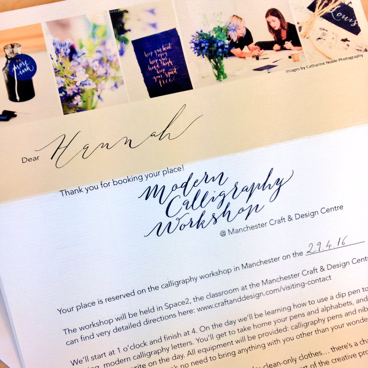 hellobirddesign's tweet image. Ahhh today is the day! Off to learn calligraphy @ManchesterCraft :) bring on some hand lettering! #calligraphy