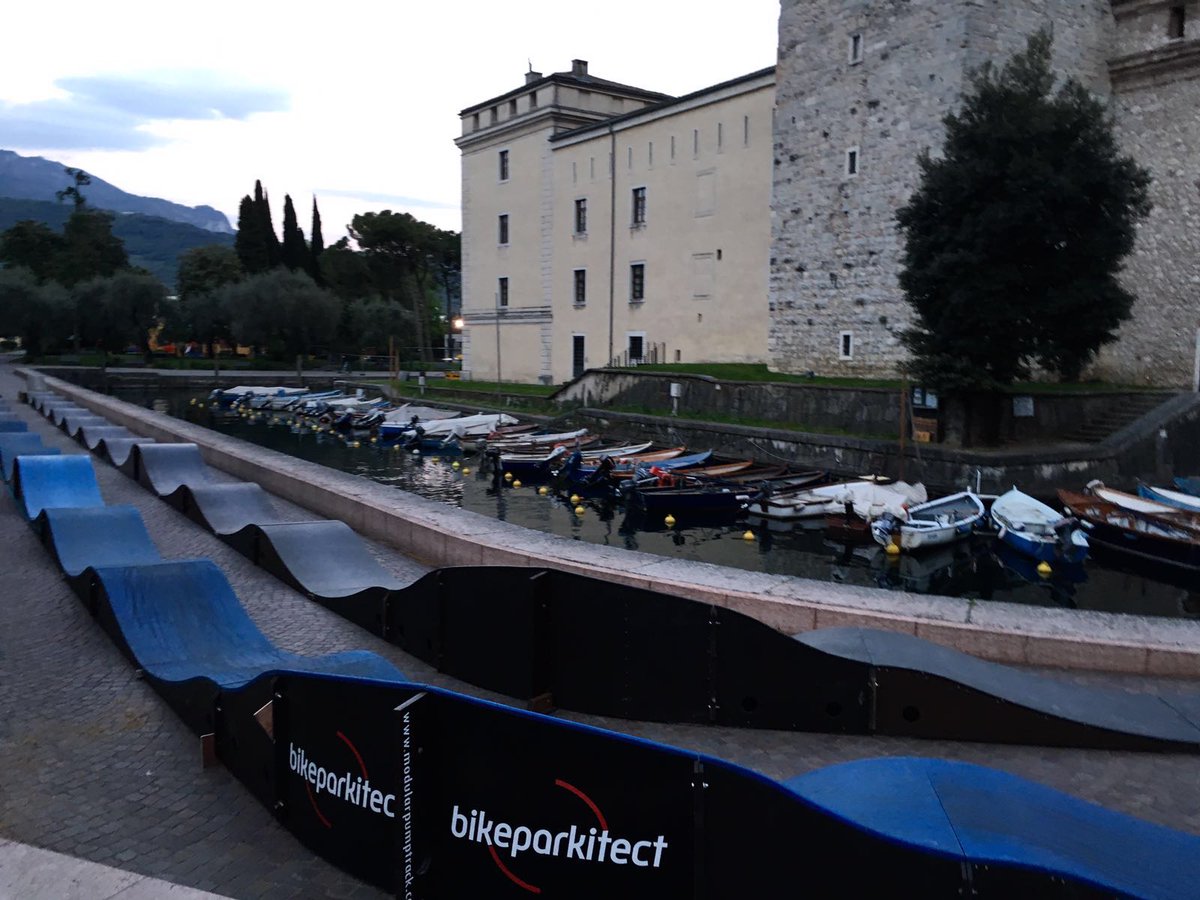 BikeFestivals's tweet photo. Sneak peak! Check out a spy shot on the #pumpbattle course at #LaRocca #BIKEFestivalRiva #bepumped https://t.co/fsHRhaTvev