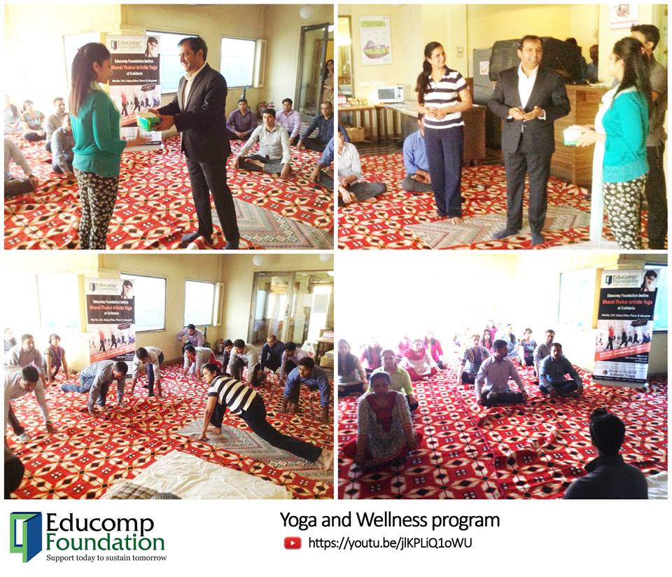 sushisinghsbk's tweet photo. Educomp group Founder Shantanu P @shantanueducomp encouraging participants at Yoga &amp; Wellness program by @supportef https://t.co/BClyVTDKFK