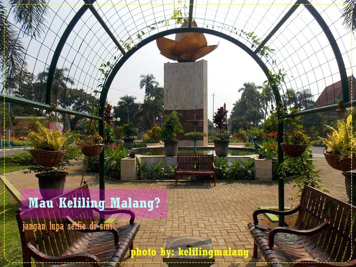 Wajah Baru Monumen Melati ayokelilingmalang.wordpress.com/2016/04/29/waj…