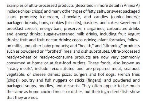 janvyjidak's tweet photo. @911well @dr_helenc WHO uses a useful definition of "ultra-processed food product". #UPFP is not food. https://t.co/kJA6hantOd