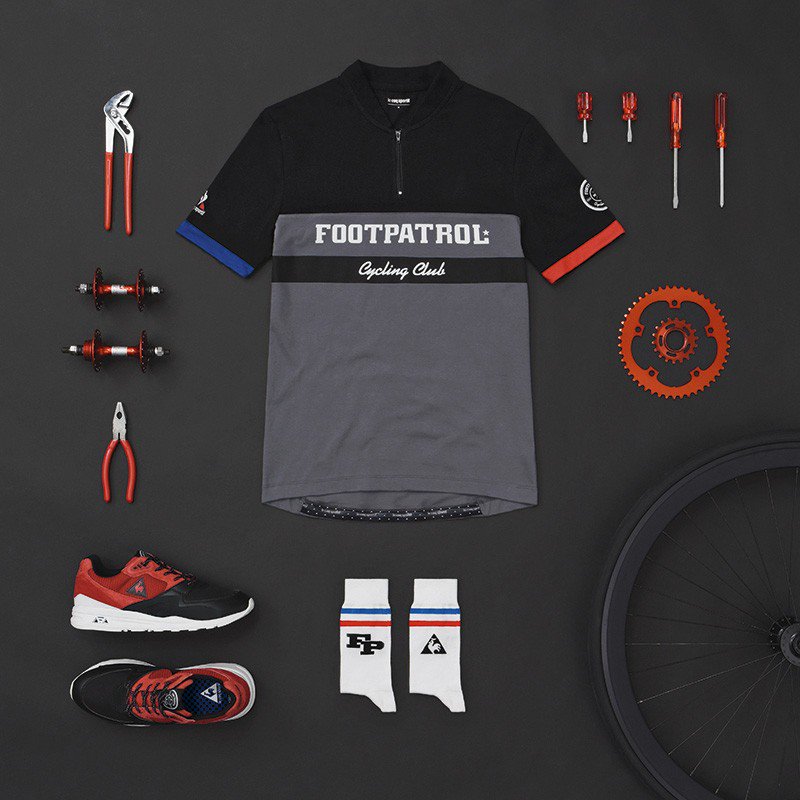 frixshunmag's tweet photo. The @lecoqsportif_uk / @Footpatrol_ldn "Cycling Club Pack" drops tomorrow.
https://t.co/sQDpUFWfUO https://t.co/QaCuM19U78