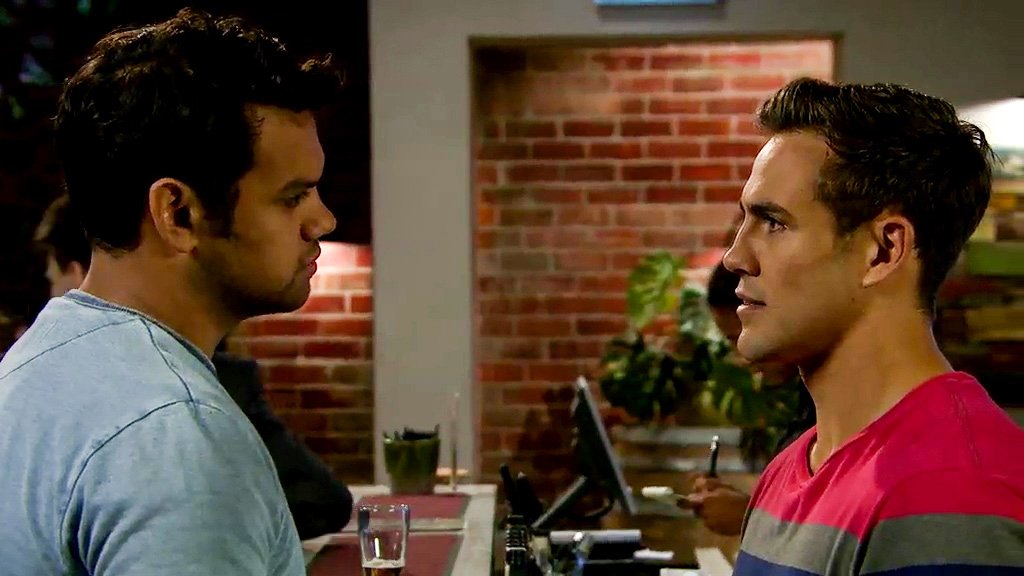 neighbours's tweet image. These two are playing with fire #Neighbours