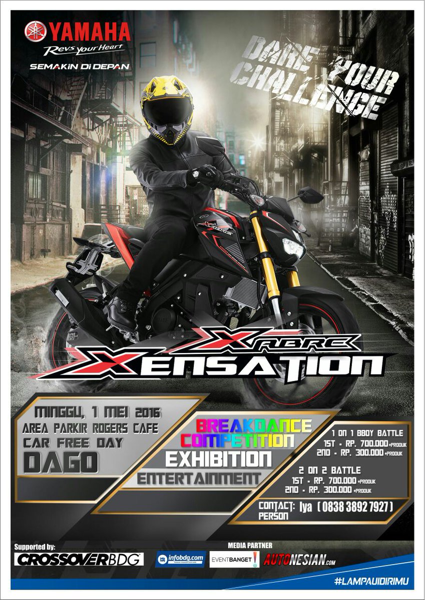 infobdg's tweet photo. Come & join #BreakdanceCompetition 2016 May 01 at Roger Cafe w/ @thePlayBBoy. Free! CP 083838927927 @YamahaJabar https://t.co/JugloXZaD0