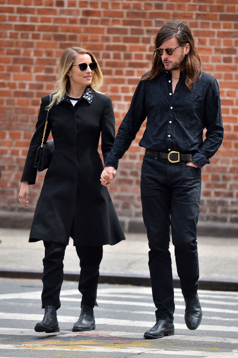 Agroness's tweet photo. [PICS] Candids of Dianna Agron with Winston Marshall in NYC https://t.co/J7GrNAAlND https://t.co/NFLjSQEYTB