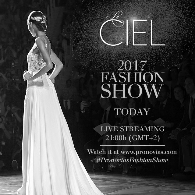 How do you picture the #PronoviasFashionShow opening? Don´t miss a single detail LIVE at pronovias.com :)