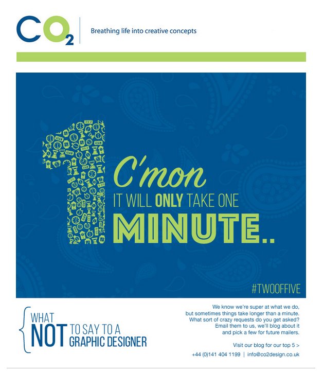 CO2Design's tweet photo. Happy Friday!
What not to say to a Graphic Designer.
#fridayreads #TwoOfFive #Paisley2021 https://t.co/y3EhtcCl0l https://t.co/2h8qL0z4T6