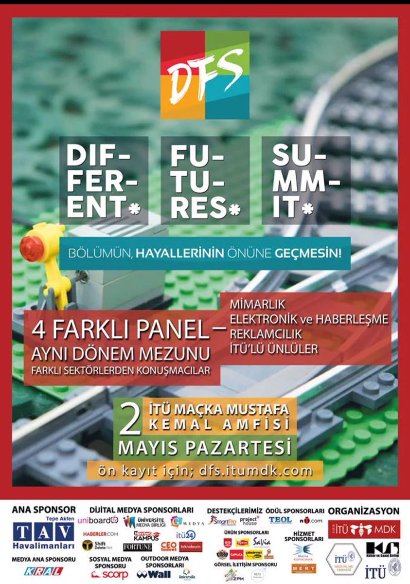 2 Mayıs'da Different Futures Summit İTÜ'de!RT'leyen 10 üniversiteliye <a href="/n11com/">n11com</a> hediye çeki ve etkinlik bileti hediye!