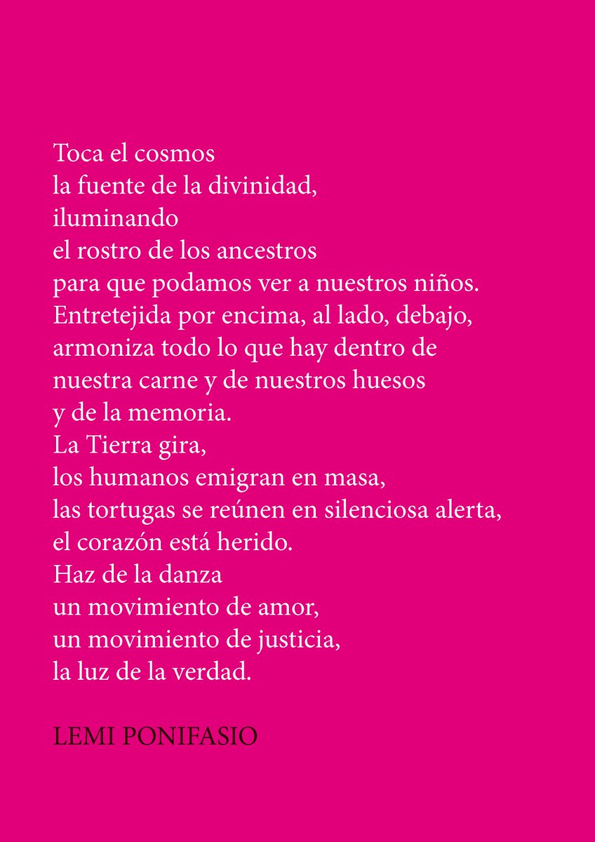 Mensaje del Día Internacional de la Danza, por el coreógrafo neozelandés-samoano Lemi Ponifasio. FELIZ DÍA.