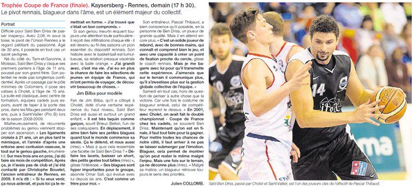 URB35's tweet photo. #NM2 - Saïd Ben Driss, un grand enfant de la balle
Article Ouest-France du 29 avril 2016
https://t.co/mhauvVOJL8 https://t.co/lW5VRA9vvq