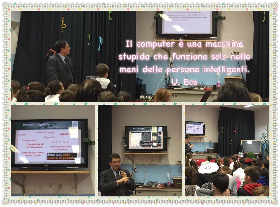 #internetdayatschool Primaria Tomei, IV e V, navigare sicuri in internet con ISC2Chapter