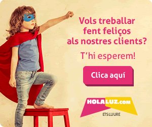 industria21's tweet photo. Cerques feina? Procés de selecció a HolaLuz. 10 places obertes. Procés de selecció a: https://t.co/l7Xsyz0x6B https://t.co/RZ7NfZRQK5