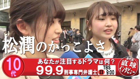 Oricon News オリコンニュース 注目の春ドラマは 街中では松潤主演ドラマが一番人気 世代別直球インタビュー 写真 全2枚 松本潤 福山雅治 芦田愛菜 嵐 Bros 1991 芸能 ニュース T Co Gejguvzkbl