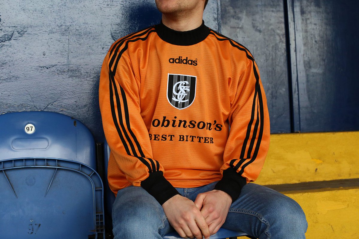 classicshirts's tweet photo. CFS and @_rosscooke_ at Edgeley Park taking a look at some classic Stockport County shirts https://t.co/wQvoFo2m7w