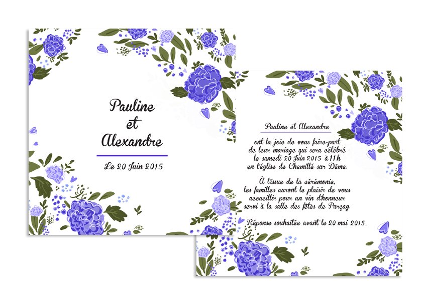 GraphisteRoxane's tweet photo. Le faire-part Fleuris est disponible sur : https://t.co/JSvb7Mjx7i ☺️ 
#fairepart #mariage #graphisme #illustration https://t.co/Qp6xn0JVbM