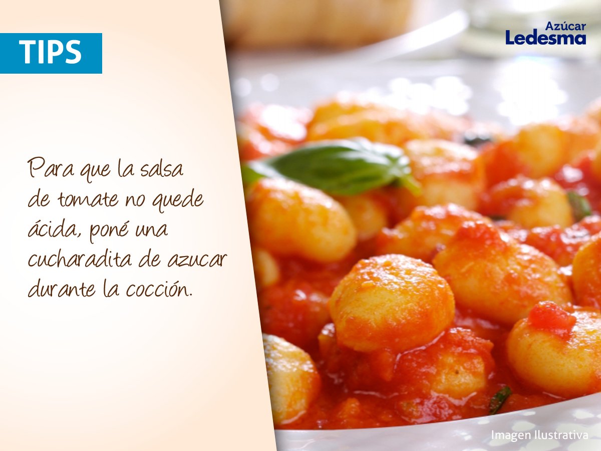Hoy es #DíaDeÑoquis, por eso te dejamos este #tip para que la salsa te quede genial 😄