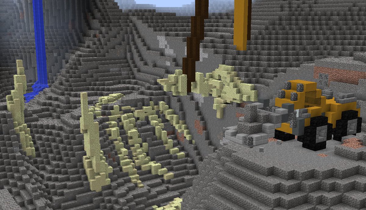 61 採掘現場 鉱山 マイクラ建築60分一本勝負 2ページ目 Togetter