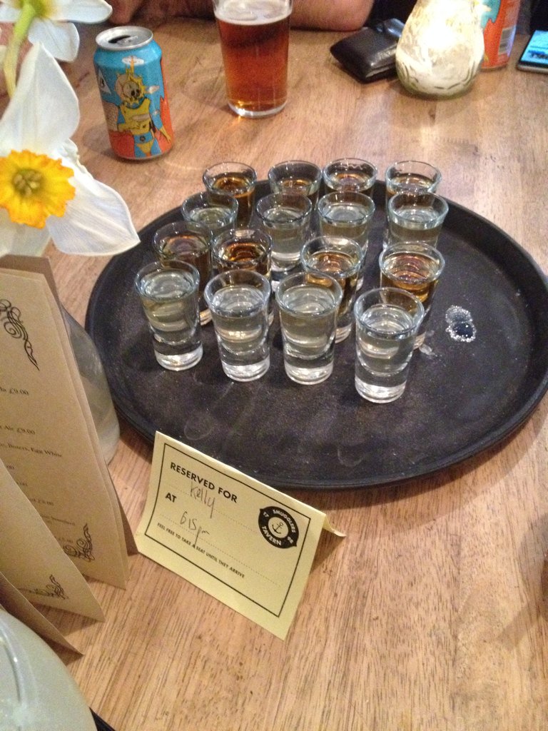 Thank you <a href="/TheSmugglersTav/">The Smugglers Tavern</a> for the Pickle Backs. Wheeeeee