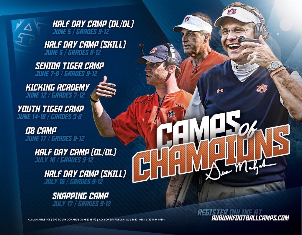 👀 'On-Campus' Camp schedule.
We want to teach the great game of football on The Plains‼️
Where else? 🤔
Have 🏈 will 🛰