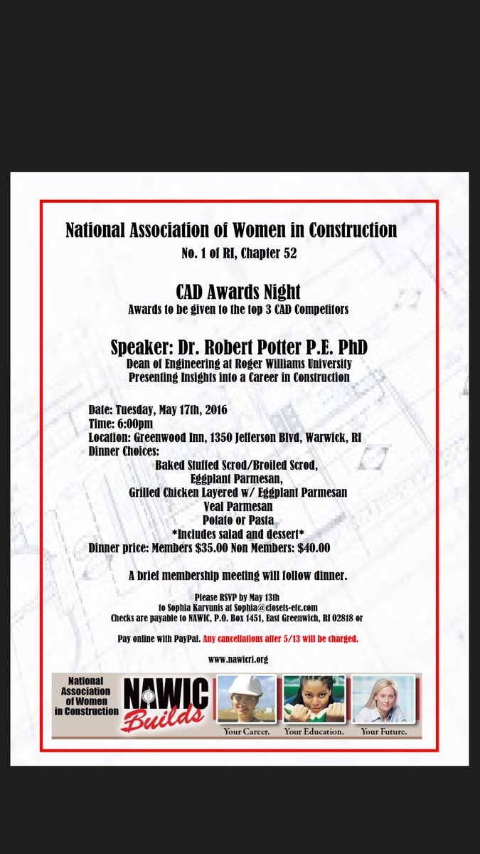 Join us for as we celebrate our High School Student Scholarship Winners. <a href="/myrwu/">Roger Williams University</a> <a href="/GreenwoodInnRI/">Greenwood Inn RI</a> <a href="/NAWIC/">NAWIC</a> #CAD