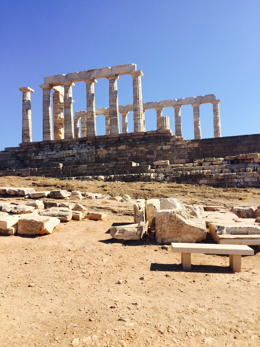 ecavis's tweet photo. Temple of Poseidon in Greece @21CF_Impact #21cfexplore https://t.co/68sydw5Aha