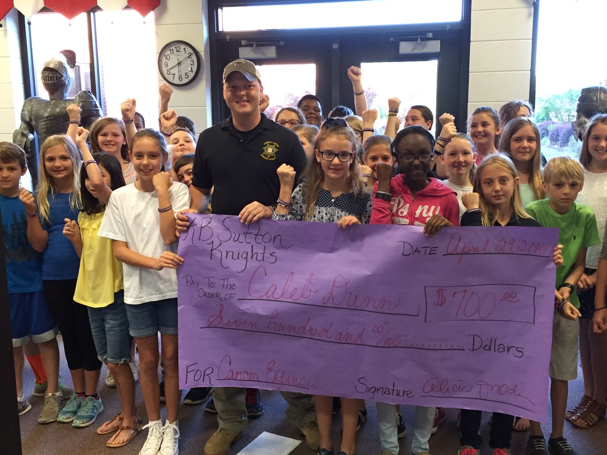 monroe_schools's tweet photo. Jr. Beta @KBSknights raised $700 to support former KBS SRO Caleb Dunn with medical bills. #getwellcaleb https://t.co/ZrbxMWoFqD